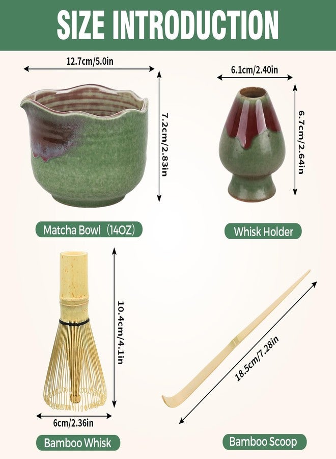 Roperu Ceramic Matcha Set (Forest Glow) - Image 5