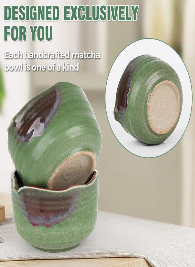 Roperu Ceramic Matcha Set (Forest Glow) - Image 4