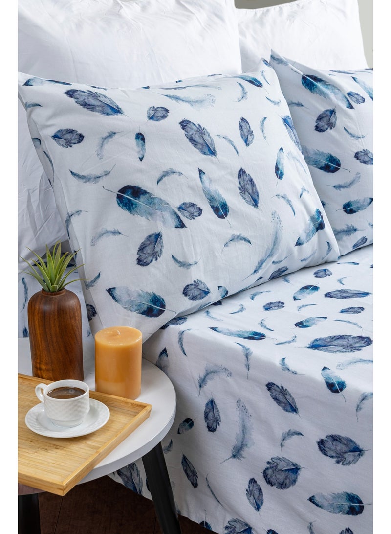 محلة طقم ملاية سرير كينج - 230*250 سم- 100% قطن مصري  ( 180TC) - Image 2