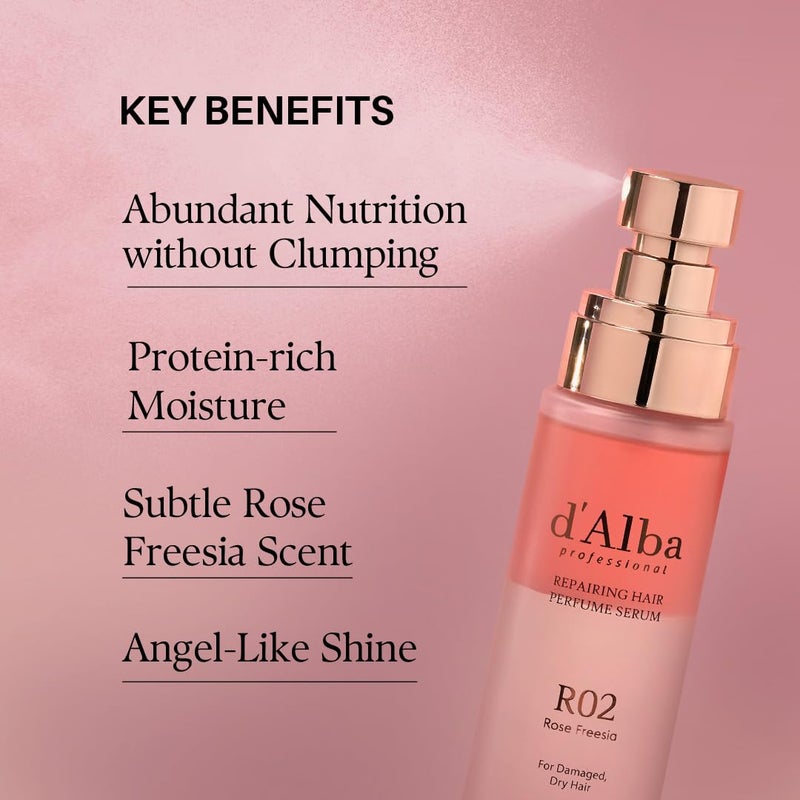 d'alba Piedmont Italian White Truffle Professional Repairing Hair Perfume Serum Fragrance (3.38 fl oz) - Image 4