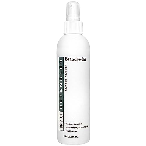 Brandywine Wig Detangler Spray - Leave In Conditioner for Synthetic & Human Hair Wigs, 8oz - Image 1