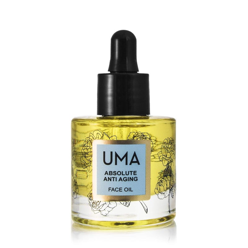 Uma UMA Absolute Anti Aging Face Oil For Wrinkles & Dryness | 100% Natural, Non-toxic, and free from all synthetics | Daily Ayurvedic Moisturizer for youthful skin (1fl oz | 30ml)