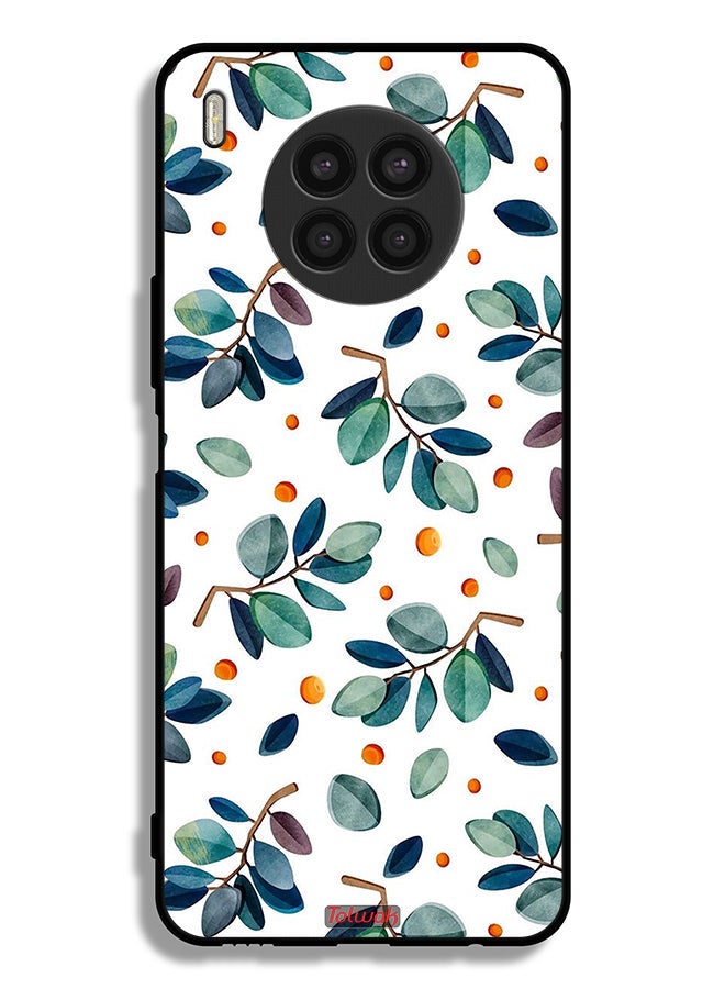 Tolwak Huawei nova 8i Protective Case Cover Leaves - Image 2