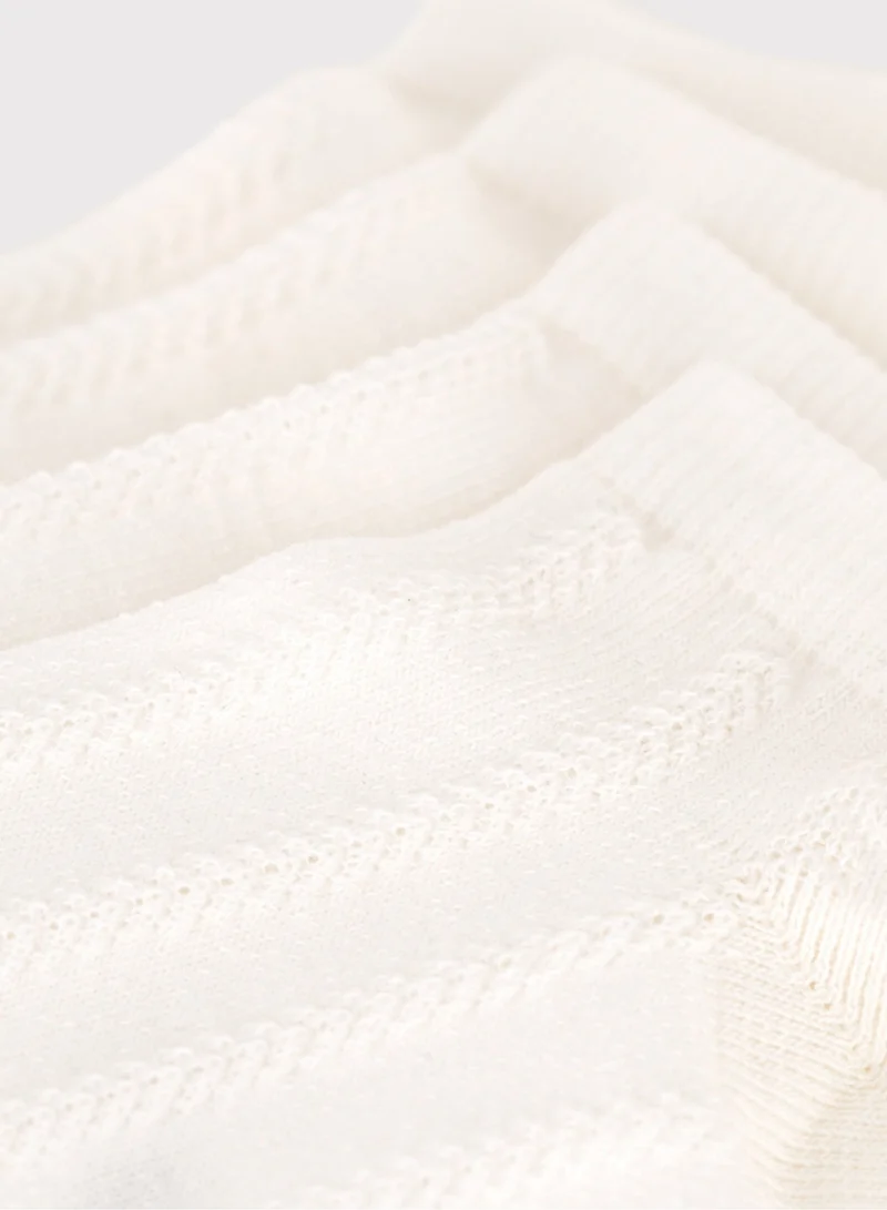 بيتي باتو Children's Cotton Jersey Plain Socks - 2-Pack