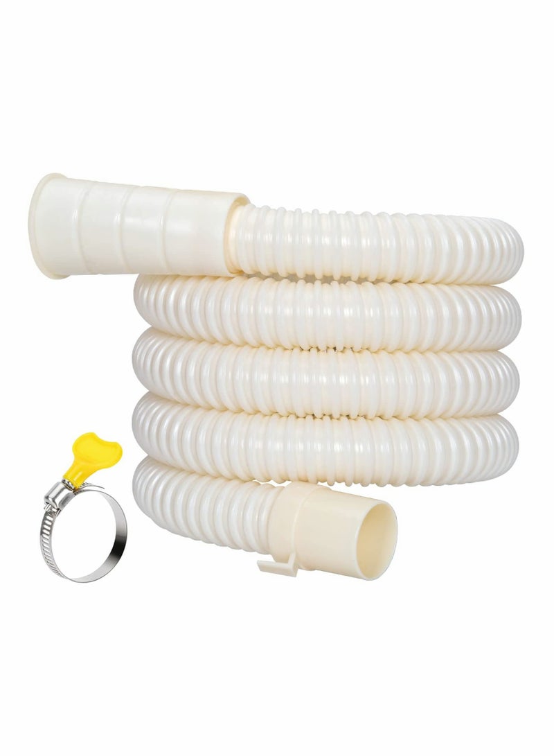 SOLARAE Drain Hose Washing Machine Extension Kit, Universal Fit All Drain Hose, 2mwith Extension Adapter and Hose Clamps, 2 PCS - Image 1