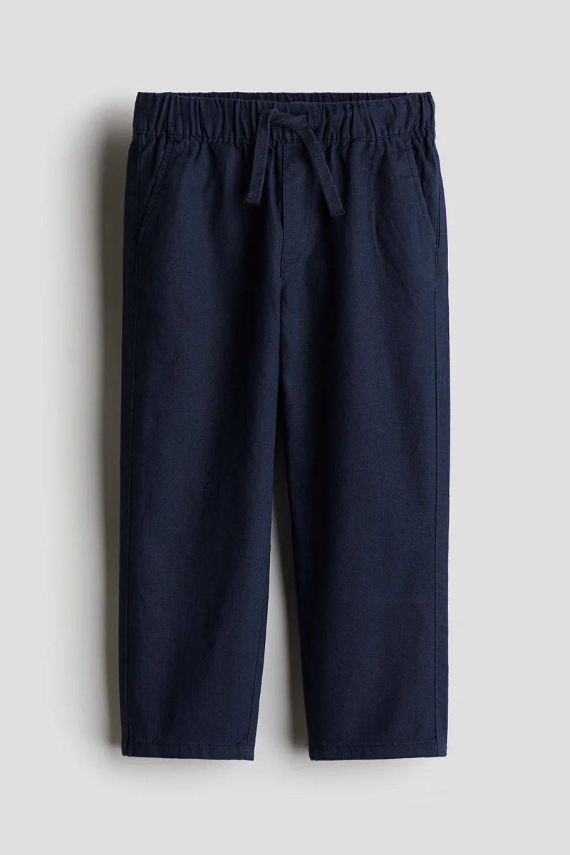 H&M Linen-blend trousers