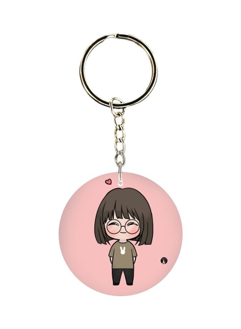 RKN Cartoon Themed Single Sided Keychain