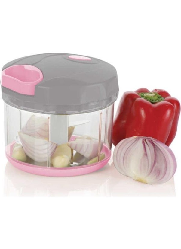 tantitoni - Light Pink Gray Large Practical Chopper and Beater 1000ML - Image 1