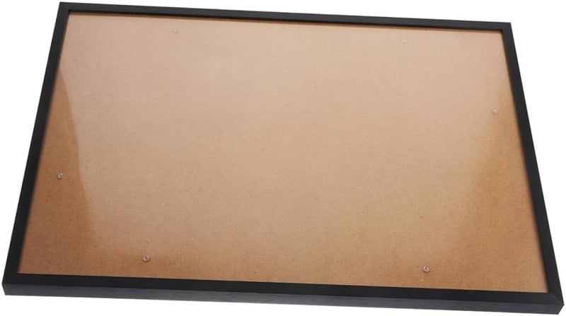 Garneck Aluminum Picture Frame A4 21x29.7cm Narrow Edge Black Metal Wall-mounted Poster Frame Hanging Photo Holder Display for Home Décor - Image 1