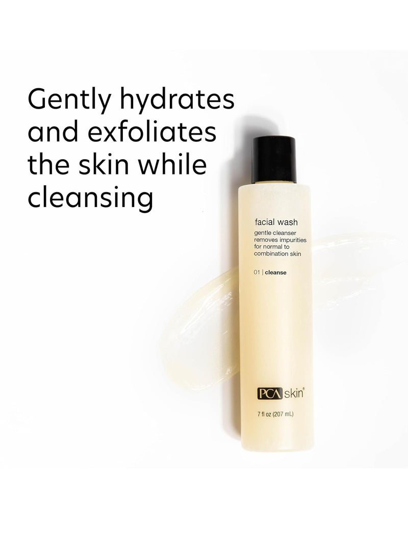 PCA SKIN PCA SKIN Gentle Foaming Face Wash, Hydrating Facial Cleanser, Removes Makeup and Hydrates and Purifies Skin, Good for Sensitive, Combination, Normal, and Acne-Prone Skin, Gentle Face Wash, 7 oz Bottle  - Image 2