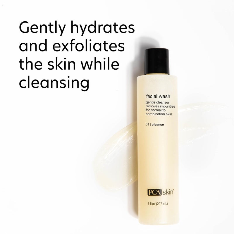PCA SKIN Gentle Foaming Face Wash, Hydrating Facial Cleanser, Removes Makeup and Hydrates and Purifies Skin, Good for Sensitive, Combination, Normal, and Acne-Prone Skin, Gentle Face Wash, 7 oz Bottle - Image 3