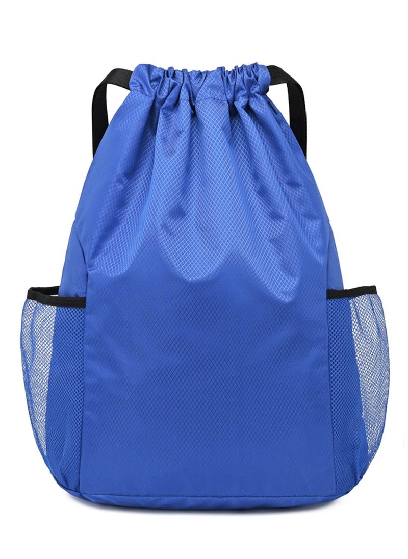 Generic Sports Gym Bag, Drawstring Waterproof Bags,Oxford fabric Backpack Bags for men and women, for Sports School Beach Holidays Swimming Trave, 40*48cm  - Image 1