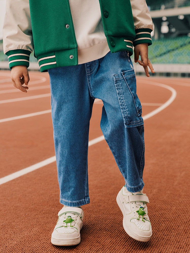 بالابالا بنطلون جينز بطبعة للأولاد - Image 1