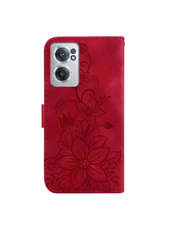 S-TOP Case For OnePlus Nord CE 2 5G Lily Embossed Leather Phone Case - Image 3