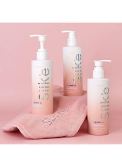 Sleek'e Silk'e Repair Leave-In Conditioner with Jojoba Oil, Aloe Leaf Extract, Prevent Breakage, Support Healthy Hair, All Hair Types, 250ml / 8.5oz  - Image 5