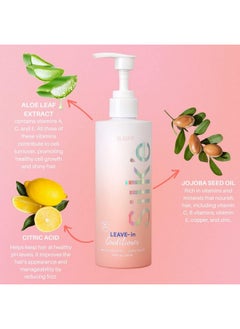 Sleek'e Silk'e Repair Leave-In Conditioner with Jojoba Oil, Aloe Leaf Extract, Prevent Breakage, Support Healthy Hair, All Hair Types, 250ml / 8.5oz  - Image 3