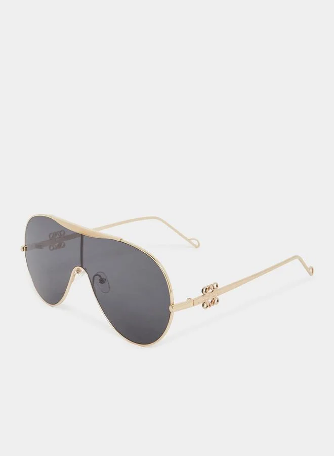 ستايلي Wide Aviator Sunglasses with Adjustable Nose Pads