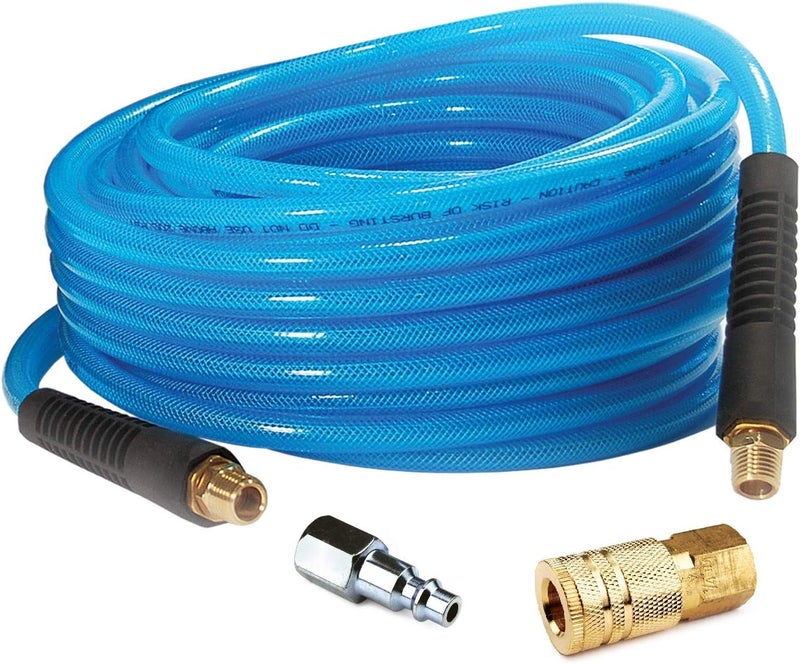 Primefit PU140502CB 14Inch x 50Feet Polyurethane Air Hose w CouplerPlug Max 200PSI Pressure - Image 1