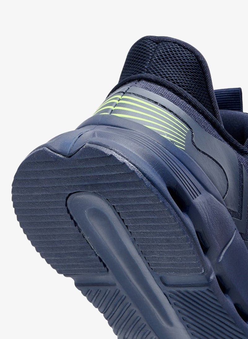 Kappa Boys' Logo Textured Sports Shoes with Rotating Buckle Closure - Image 5