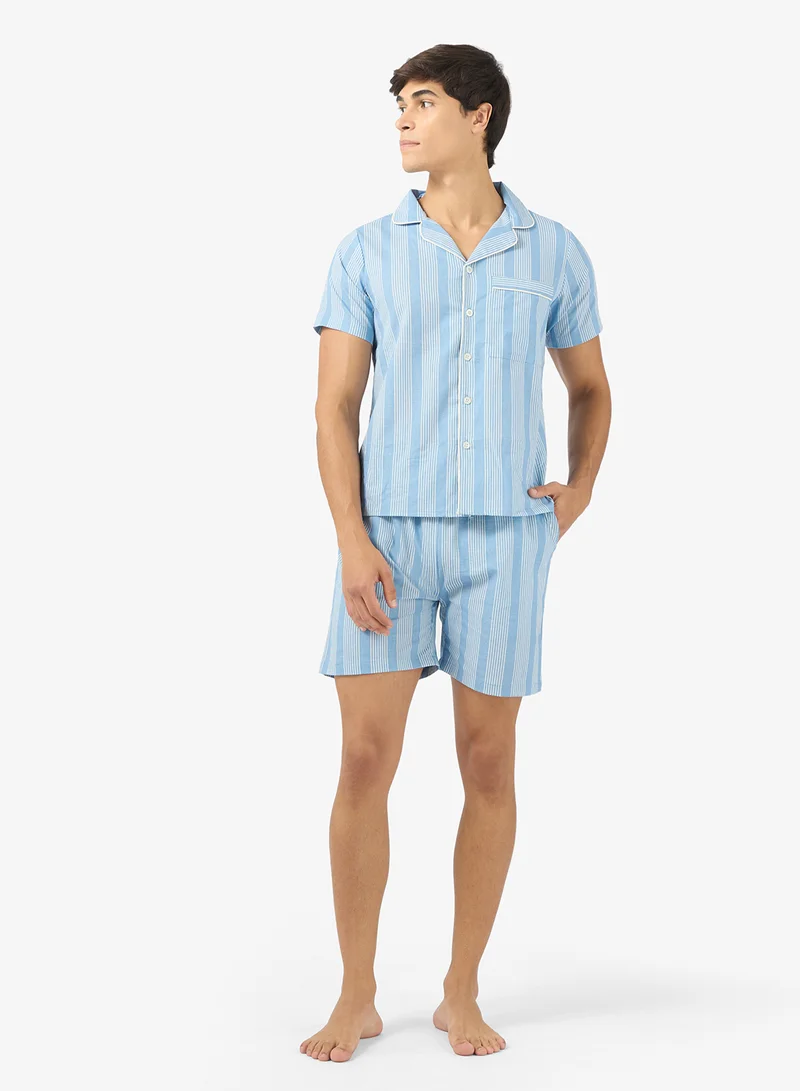 Nightwear Shirt & Shorts Set