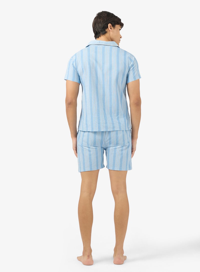 Seventy Five Nightwear Shirt & Shorts Set - Image 2
