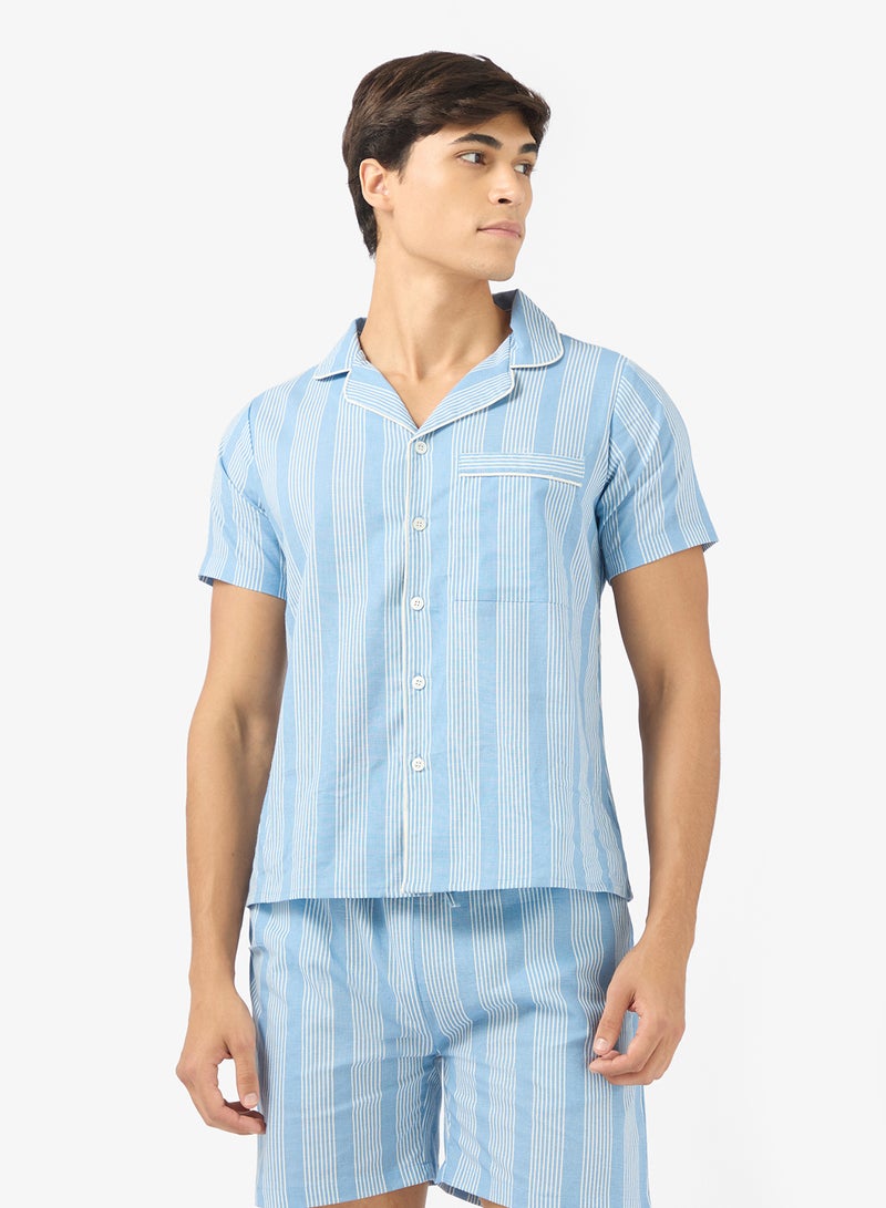 Seventy Five Nightwear Shirt & Shorts Set - Image 3