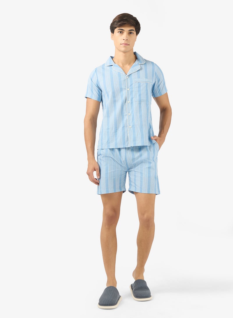 Seventy Five Nightwear Shirt & Shorts Set - Image 5
