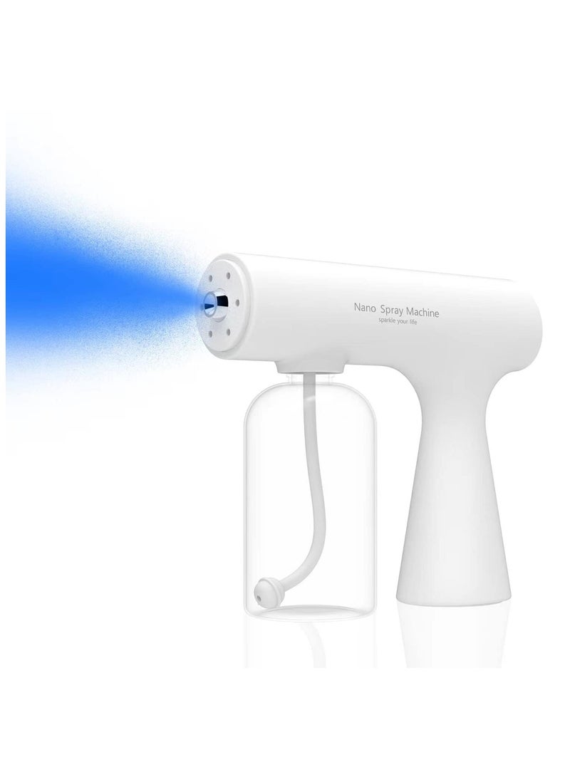 SOLARAE Handheld Humidifier, Atomizer Spraye, Rechargeable ULV Nano Sprayer, with Blue Light, Electrostatic ULV Atomizer Spraye, Electrostatic Portable Sprayer, Spray with Blue Light for Touchless Spray - Image 1