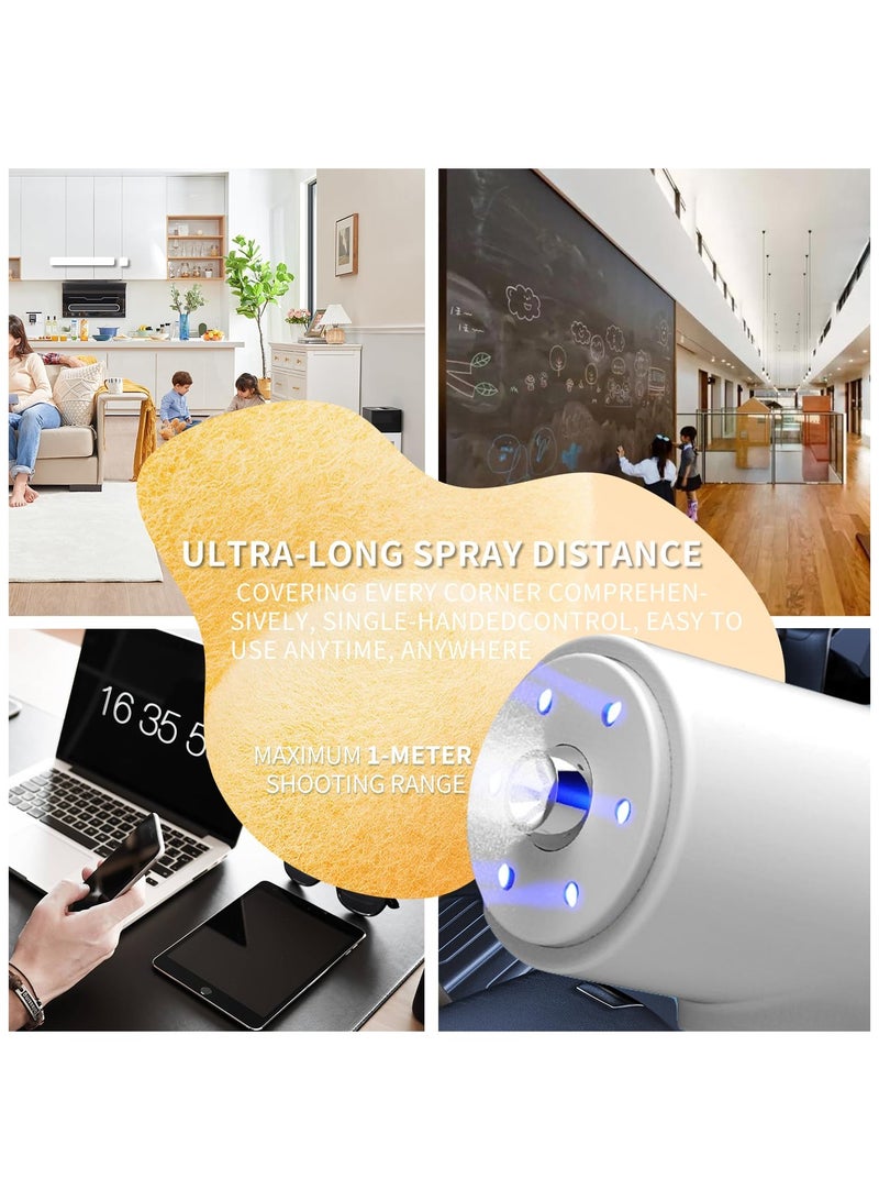 SOLARAE Handheld Humidifier, Atomizer Spraye, Rechargeable ULV Nano Sprayer, with Blue Light, Electrostatic ULV Atomizer Spraye, Electrostatic Portable Sprayer, Spray with Blue Light for Touchless Spray - Image 3