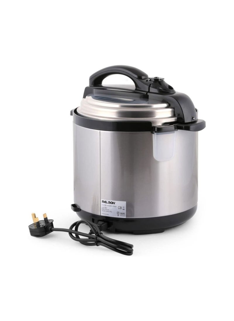 PALSON - Sapore Electric Pressure Cooker Silver 6 Litre 1000W 3 Year Warranty - Image 1