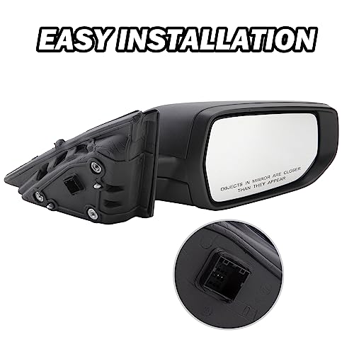MOFOAP Passenger Side View Mirror Compatible with Chevy Malibu 2016 2017 2018 2019 2020 2021 2022 Mirrors Non Heated Without Signal Light Manual Folding Right - Image 4