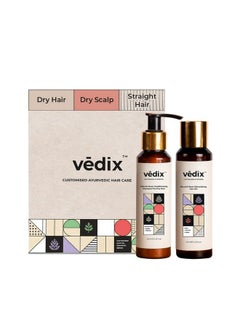 Dry Hair Shampoo + Hair Oil Combo (Dry Scalp Straight Hair)