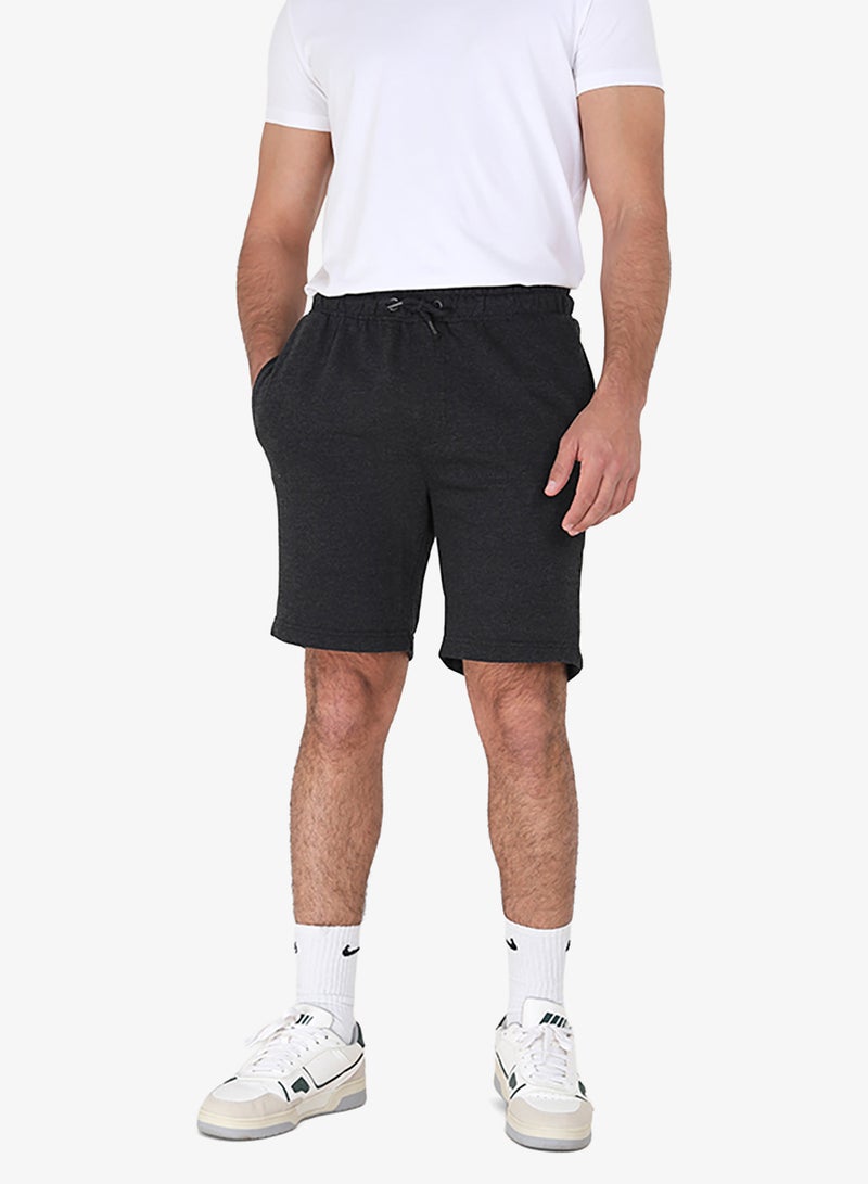 BRAVE SOUL MENS SHORTS WITH DRAWCORD AND METAL EYELET & AGLET. SIDE ENTRY POCKETS - BACK RHS AS WORN POCKET-ELASTICATED WAIST BAND. - Image 1