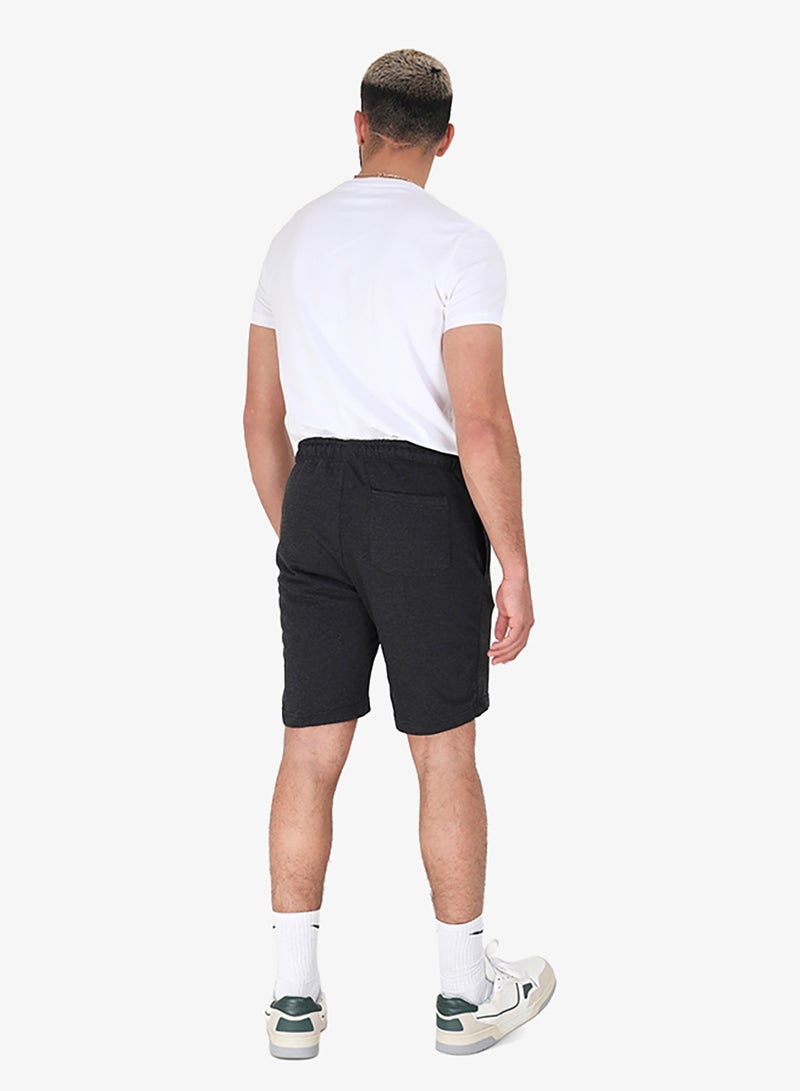 BRAVE SOUL MENS SHORTS WITH DRAWCORD AND METAL EYELET & AGLET. SIDE ENTRY POCKETS - BACK RHS AS WORN POCKET-ELASTICATED WAIST BAND. - Image 2
