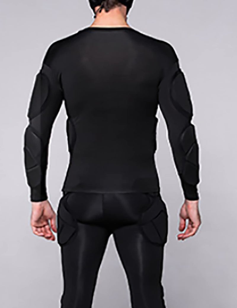 Jellybro Men's Padded Football Protecitve gear Set Training Suit Rib Protector - Image 3