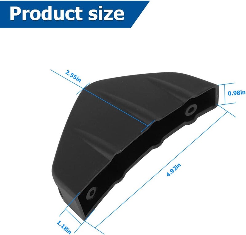 AICEL 4pcs Car Rear Bumper Diffuser Spoiler - Image 2