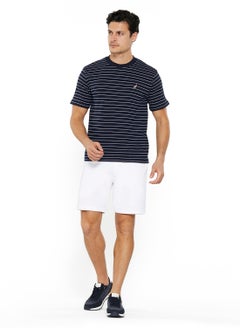 NAUTICA Striped Regular Fit Premium Cotton Crew Neck T-shirt  - Image 4