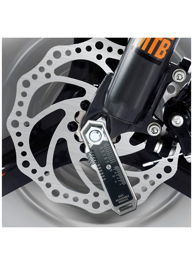 EDC adjustable Multifunctional wrench, pocket wrench, Bottle Opener, Universal Wrench, bolt action pen, Quick multitool pocket tools, Everyday Carry, Suitable for Home, Garage, Workshop  - Image 4