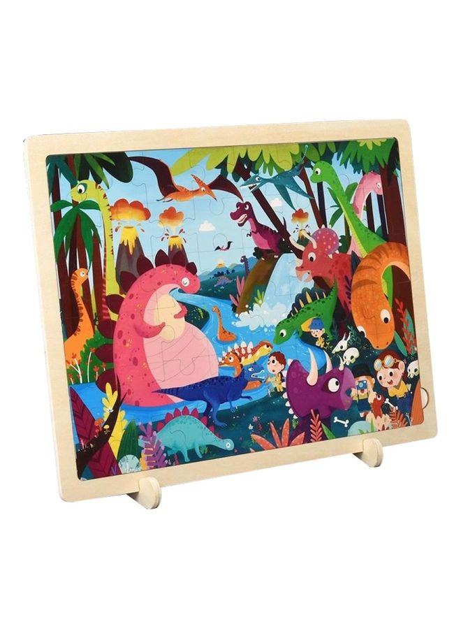مجموعة أحجية قطع تركيب الصور بتصميم عالم الديناصورات