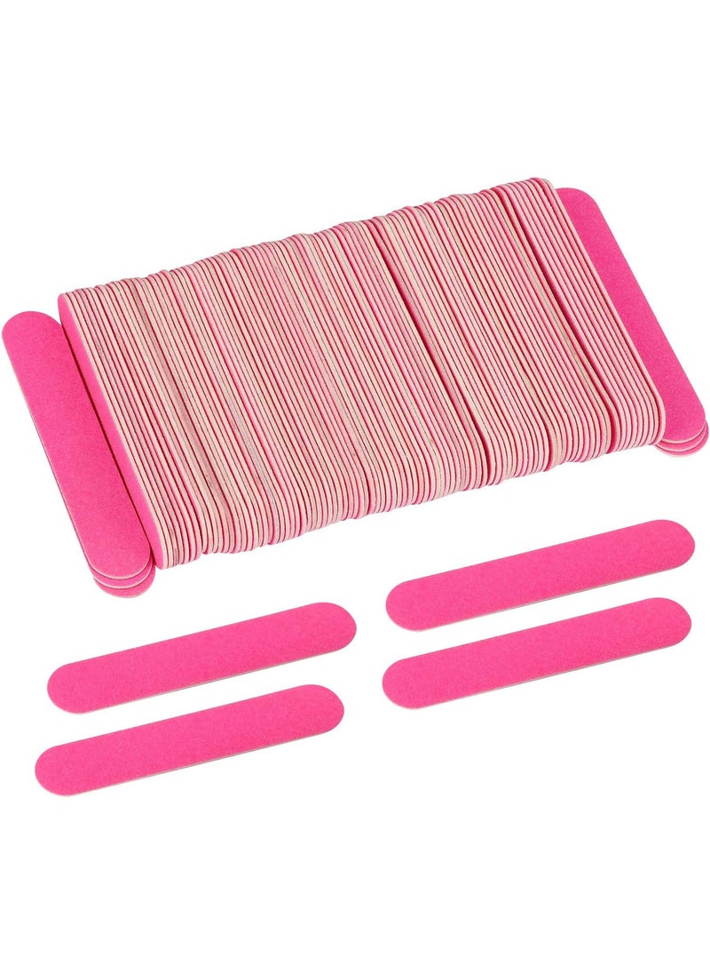 Tbestmax Tbestmax 200 Disposable Mini Nail File Bulk 3.4 inch Double Sided Emery Boards for Fingernail Tools 150 Grit 