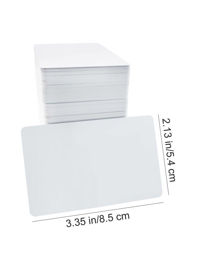 VANRA Premium Blank PVC Cards for Photo ID Badge Printers CR80 30 Mil White Plastic Card for Standard ID Cards and Identification Badges (100 Pack) - Image 2