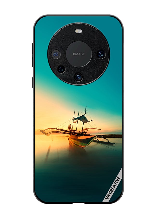 VR CREATIVE Protective Case Cover For Huawei Mate 60 Pro Boat On A Water Design Multicolour - Image 1