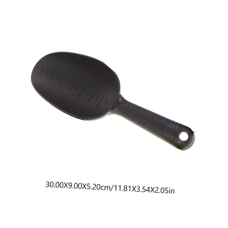 Black Plastic Garden Soil Shovel Set 2 Piece Lightweight Practical Planting Tools - Image 4