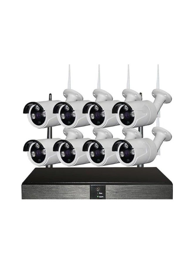 Wireless 8-Channel 2.0MP IP System for Indoor and Outdoor Use with NVR - Image 1