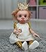 iCradle Reborn Baby Dolls 17 Inch Fairy Lifelike Handmade Elf Baby Doll Girl Reborn Fantasy Art Collectible Angel Baby Dolls Lovely Fariy Toy for Child - Image 4