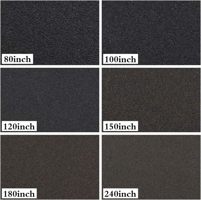 MAXMAN Sandpaper Assortment 80 100 120 150 180 240 Grit 24PCS, Wet Dry Sandpaper Sheets 9 x 11 Inches, Silicon Carbide Abrasive Sand Paper for Wood Furniture Finishing, Metal Sanding, Automotive Polishing - Image 2