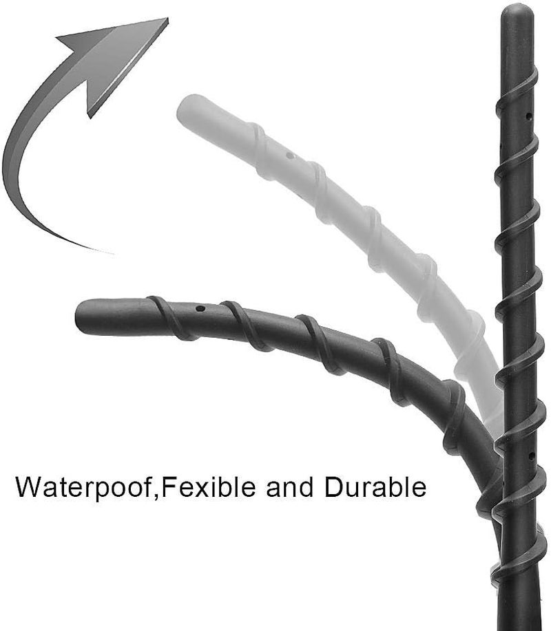 VOFONO Car Wash Proof Antenna for Chevy Silverado and GMC Sierra Accessories (2009-2025) | 9 inch Spiral Direct Short Replacement Antenna (M7 Thread) - Image 3