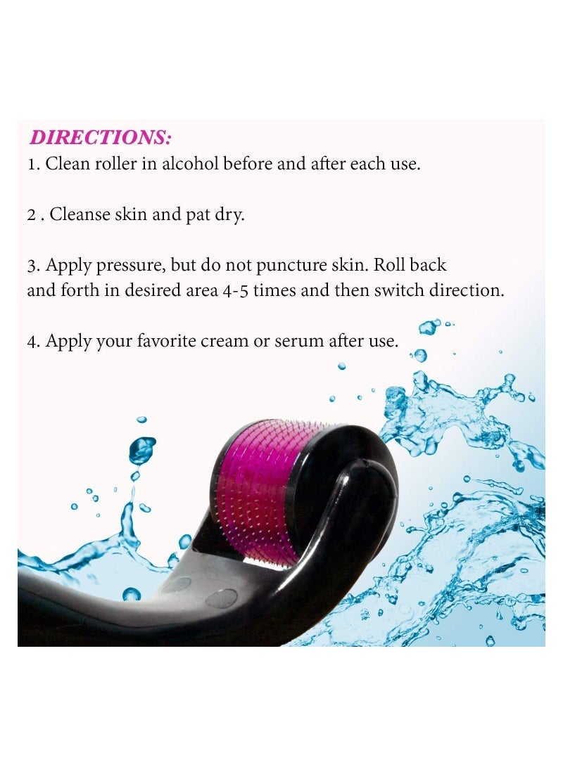 NEEDLES Microneedle Derma Roller for Hair Regrowth & Skin Therapy – 0.50mm Needle | Anti Hair Loss & Collagen Stimulation System - Image 2