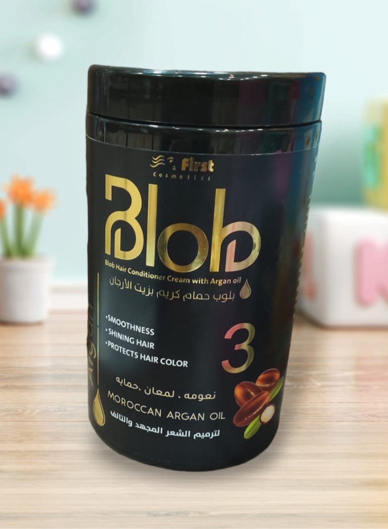 بلوب كريم بلسم بزيت الأرجان للشعر 1000 مل - Image 2