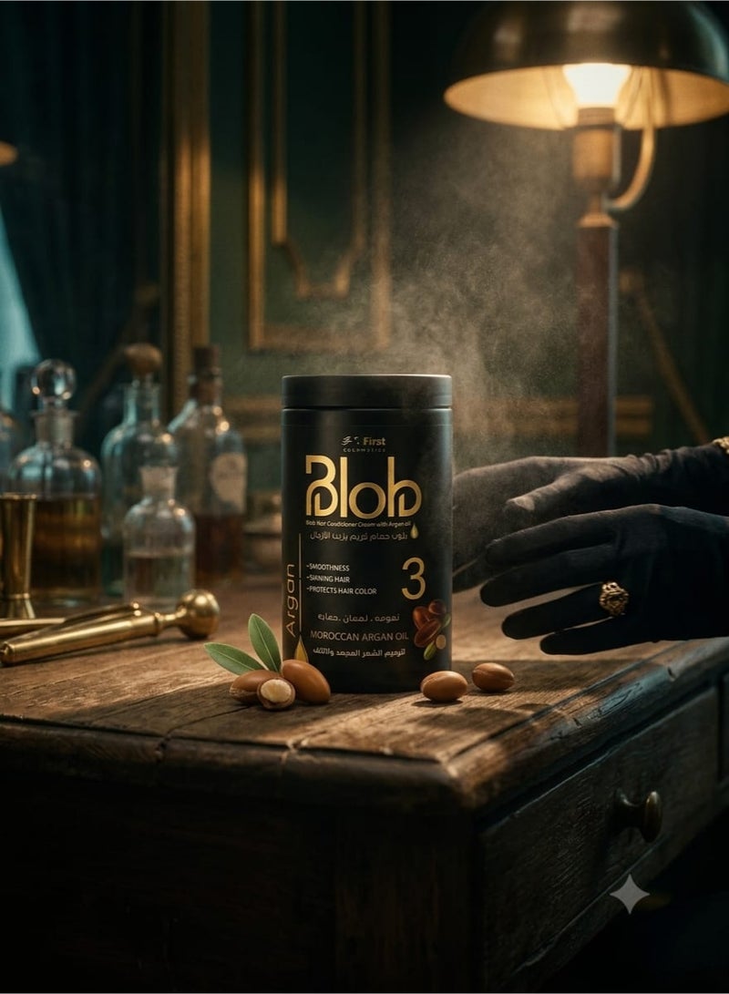 Blob Hair Conditioner Cream With Argan Oil 1000 Ml (Packaging may vary) - Image 3